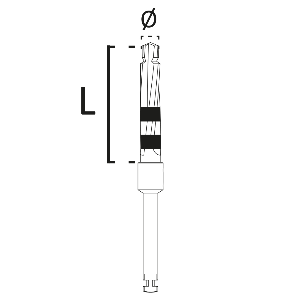 Fresa Quirúrgica Escalonada ZM8®N