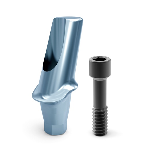 Anatomic 15° angled abutment + Kiran Cli.S.